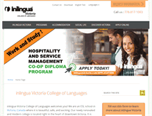 Tablet Screenshot of inlinguavictoria.com
